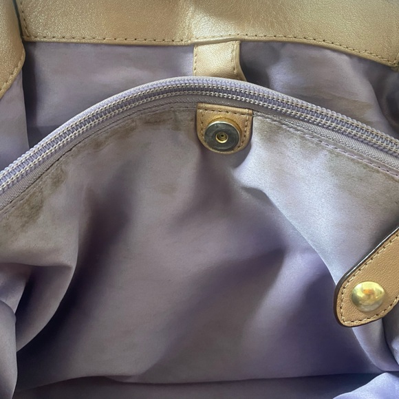 Coach Gold Handbag - Picture 7 of 8